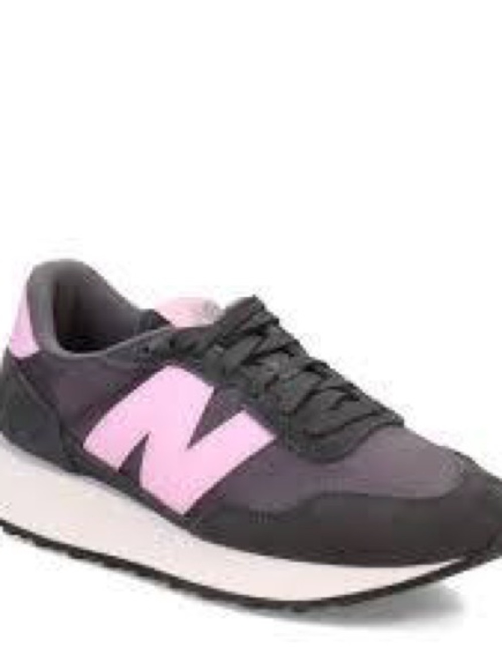 New Balance Gray with Pink Logo Women's Sneakers